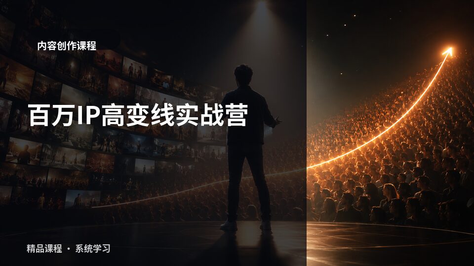 百万IP高变线实战营-精品副业库