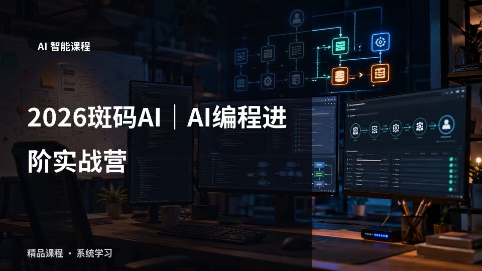 2026斑码AI｜AI编程进阶实战营-精品副业库