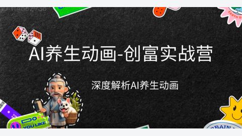 AIGC动画课程-精品副业库
