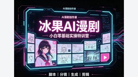 冰果AI漫剧实操特训营-精品副业库