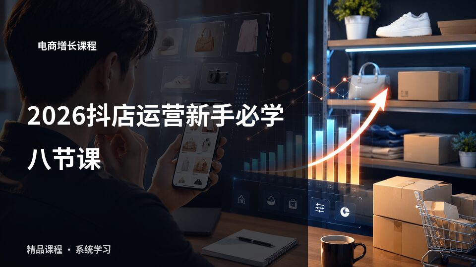 2026抖店运营新手必学八节课-精品副业库