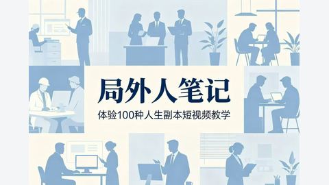 局外人笔记-人生副本短视频教学玩法-精品副业库