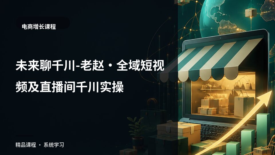 未来聊千川-老赵·全域短视频及直播间千川实操-精品副业库