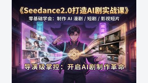 Seedance20打造AI剧实战课-精品副业库