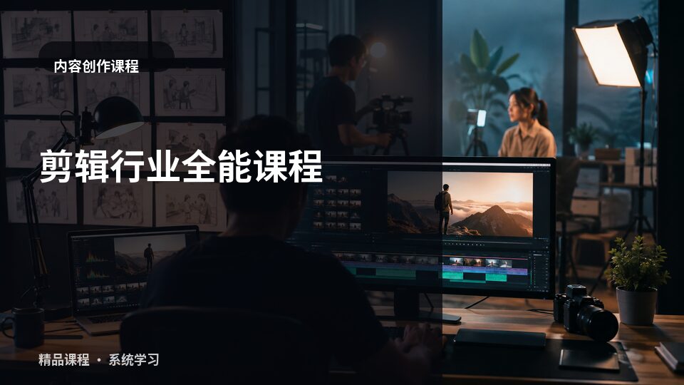 剪辑行业全能课程-精品副业库
