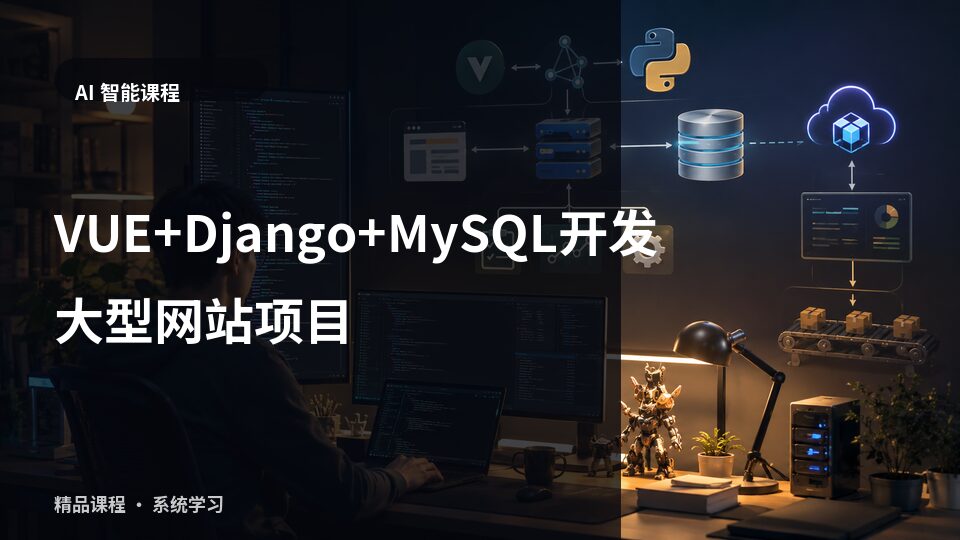 VUE+Django+MySQL开发大型网站项目-精品副业库