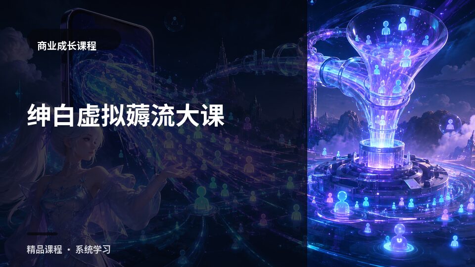 绅白虚拟薅流大课-精品副业库