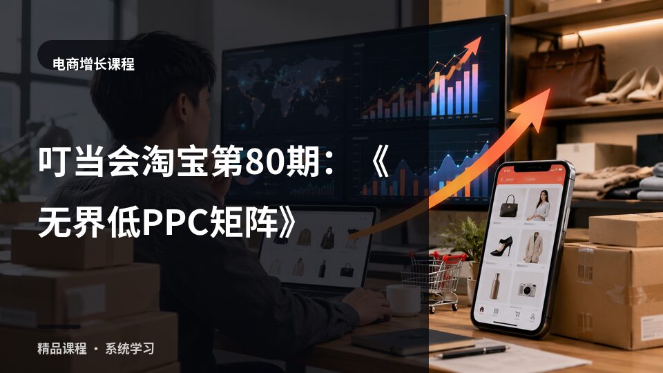 叮当会淘宝第80期:《无界低PPC矩阵》-精品副业库