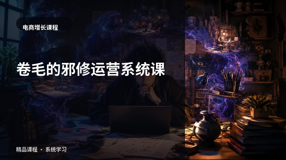 卷毛的邪修运营系统课-精品副业库