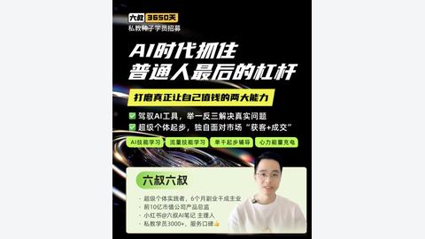 六叔的AI实战课-精品副业库